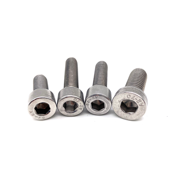 Perno DIN912 del tornillo de cabeza hueca hexagonal del acero inoxidable M8 316 A4-80 A2-70