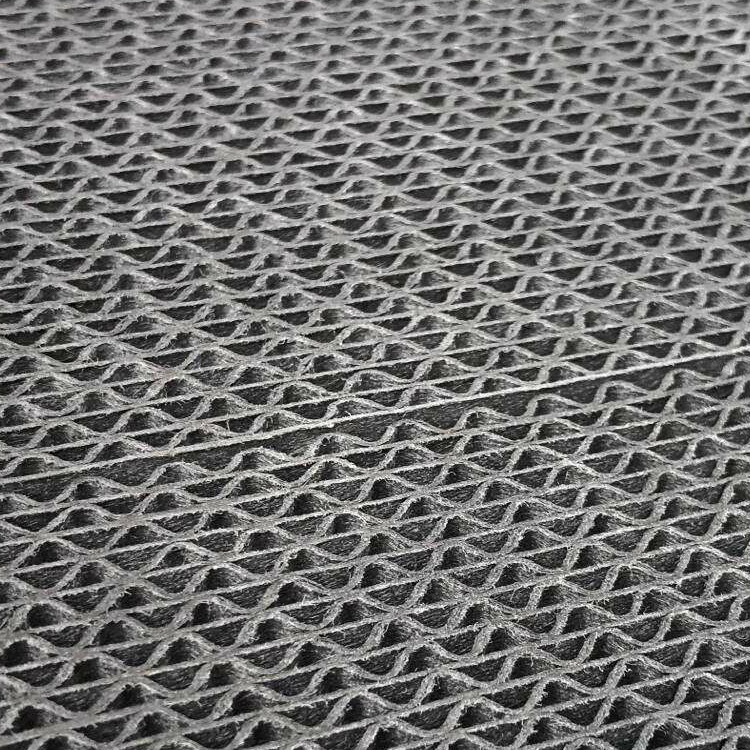 Filtros HEPA porosos del panel de polvo de carbono del marco de fibra de papel negro para purificador de aire