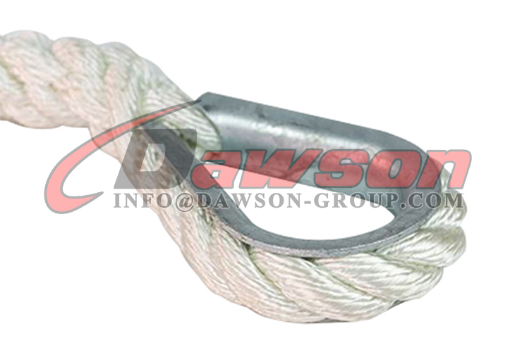Cuerda de remolque de nailon trenzado con empalme de ojo de 3 hilos con dedal - Dawson Group Ltd. - Proveedor de China, F&aacute;brica