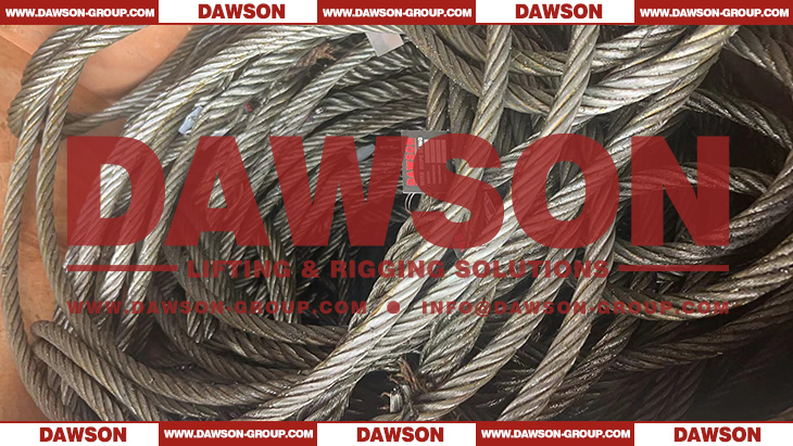 Eslingas de cable de alambre con empalme de ojo c&oacute;nico DAWSON 2M - Dawson Group Ltd. - Fabricante, proveedor y f&aacute;brica de China