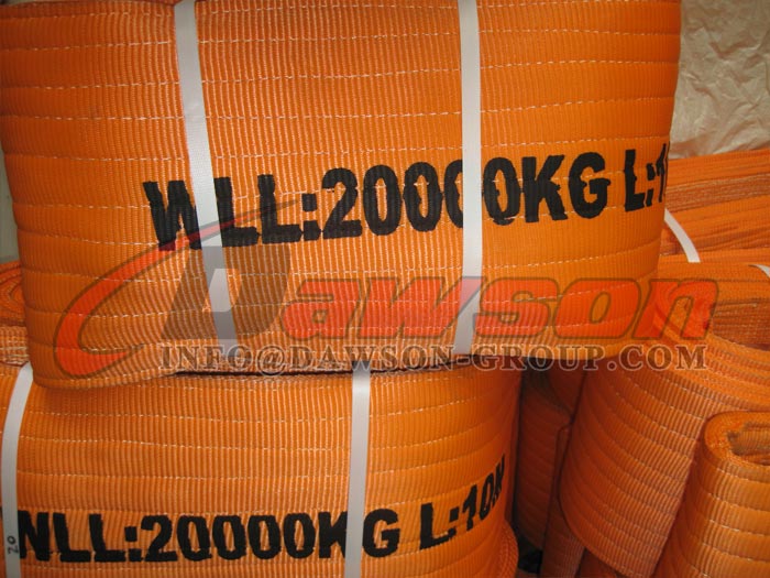 Eslingas de correas de poli&eacute;ster WLL de 20 toneladas - Eslingas de elevaci&oacute;n - Dawson Group Ltd. - Fabricante, proveedor y f&aacute;brica de China