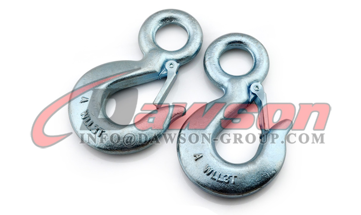 ラッチ付き鍛造合金鋼アイホイストフック、炭素鋼アイホイストフック - Dawson Group Ltd. - 中国サプライヤー、工場、メーカー