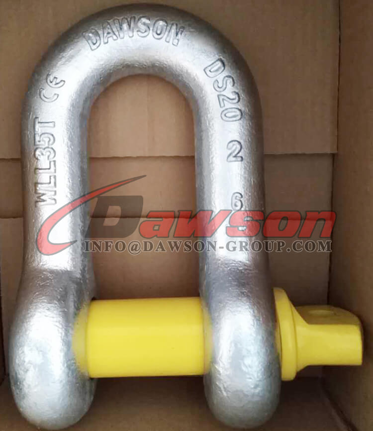 Manilha de corrente tipo EUA galvanizada por imers&atilde;o a quente com pino de parafuso, manilha Dee - Dawson Group Ltd. - Fabricante e fornecedor na China