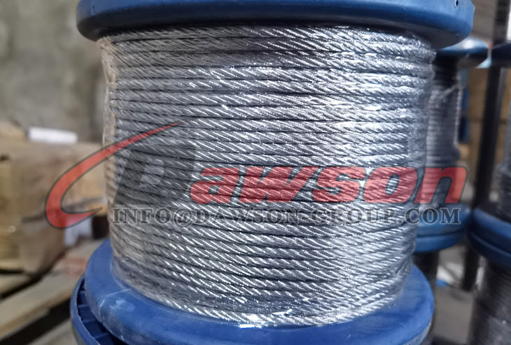 Cable de alambre galvanizado 6 &times; 7 + FC - Dawson Group Ltd. - Fabricante, proveedor, f&aacute;brica de China