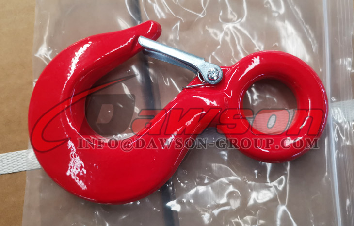 DS039 G80 Gancho para cabestrillo con pestillo para cadena de elevaci&oacute;n - Dawson Group Ltd. - Fabricante, proveedor y f&aacute;brica de China