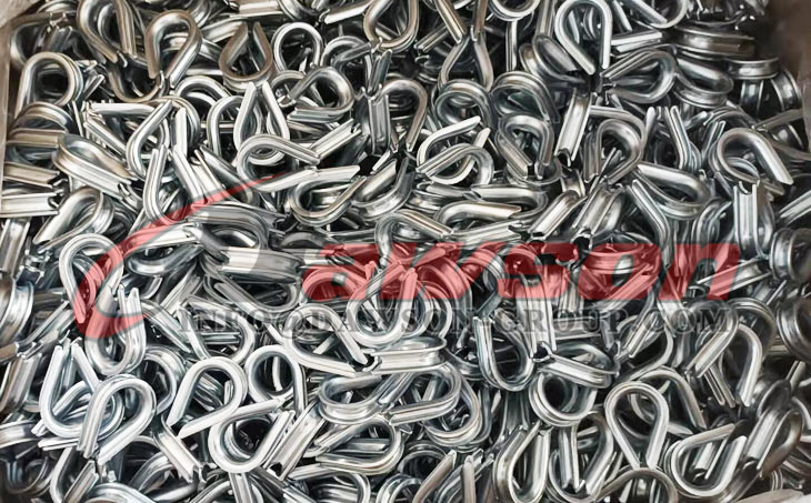 亜鉛メッキワイヤーロープシンブルDIN 6899タイプB - Dawson Group Ltd. - 中国メーカー、サプライヤー