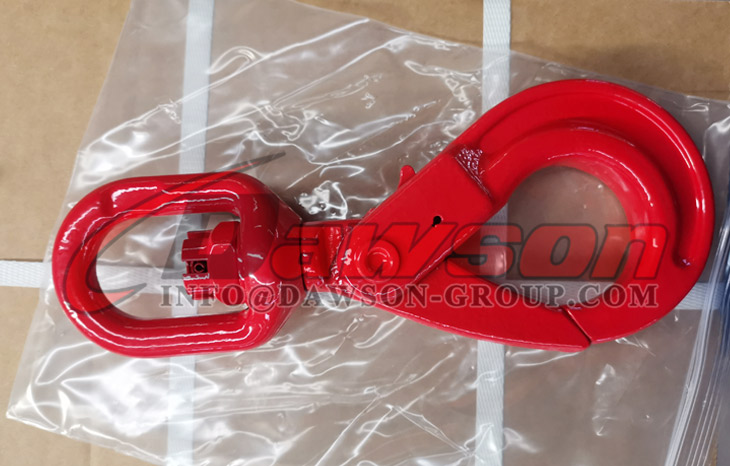 DS755 G80 Gancho autoblocante giratorio mejorado para eslingas de cadena de elevaci&oacute;n - Dawson Group Ltd. - Fabricante, f&aacute;brica y proveedor de China