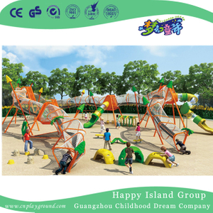 Открытая большая игровая площадка для скалолазания для детей (HHK-6801)