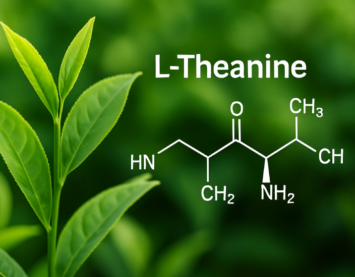 Cómo funciona L-theanine en productos alimenticios