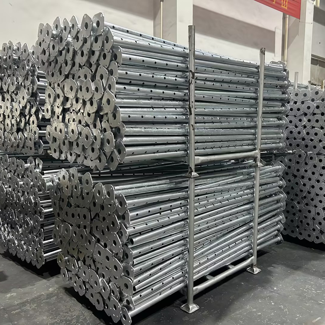 Puntales de acero para andamios