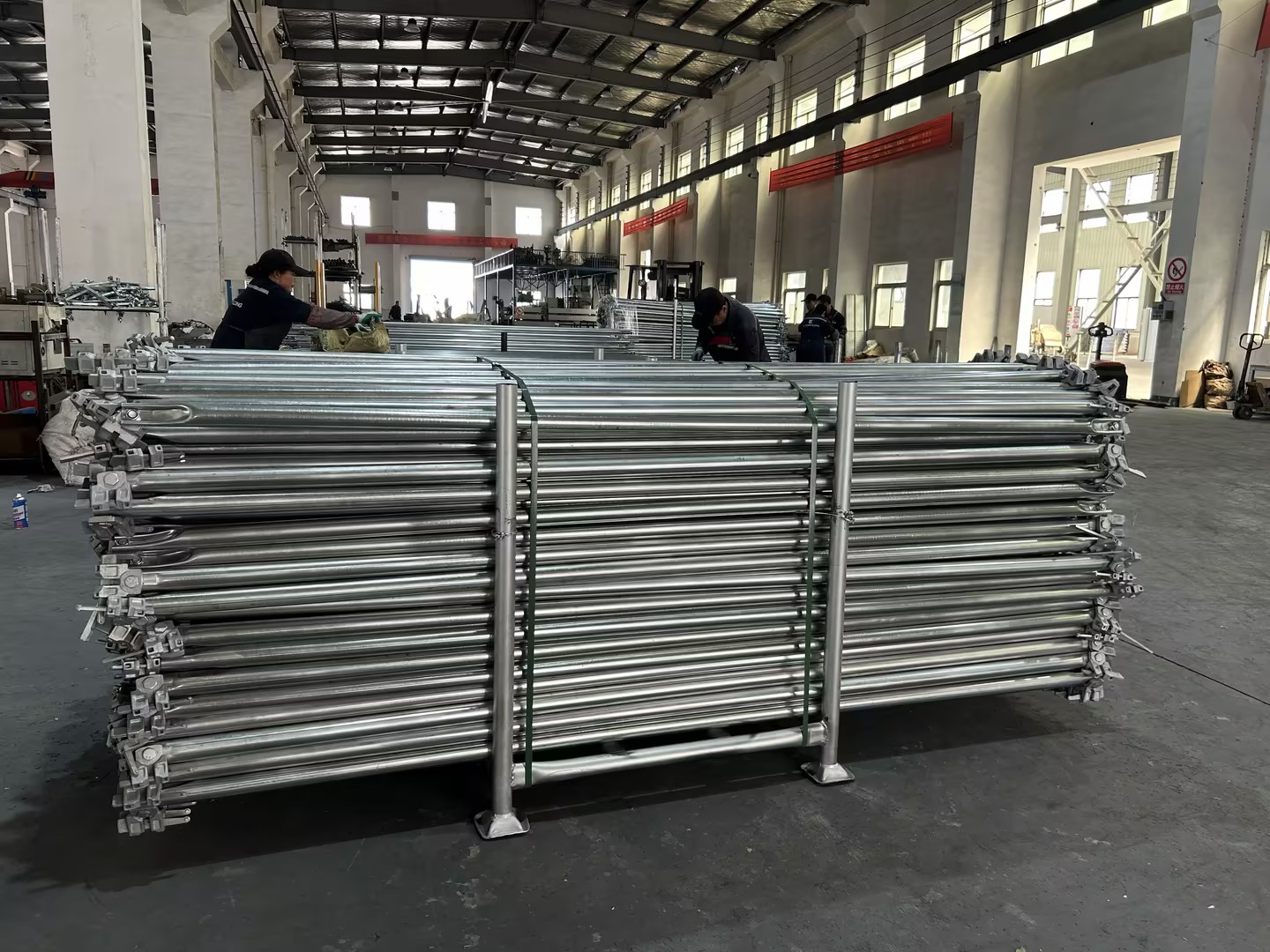 Ringlock Scaffolding Diagonal Brace Lóbulo de andamio de ataques diagonales