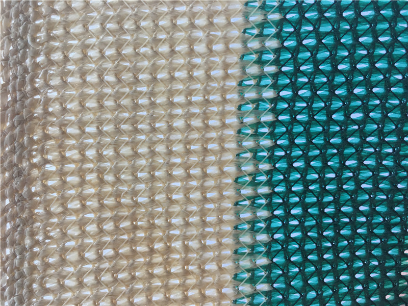 Coloridas redes de sombra de plástico a prueba de agua para exteriores