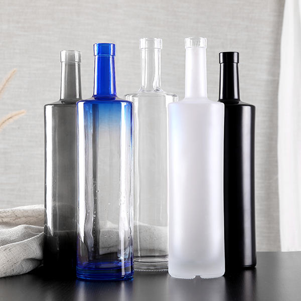 750ml decoration glass bottle for spirits