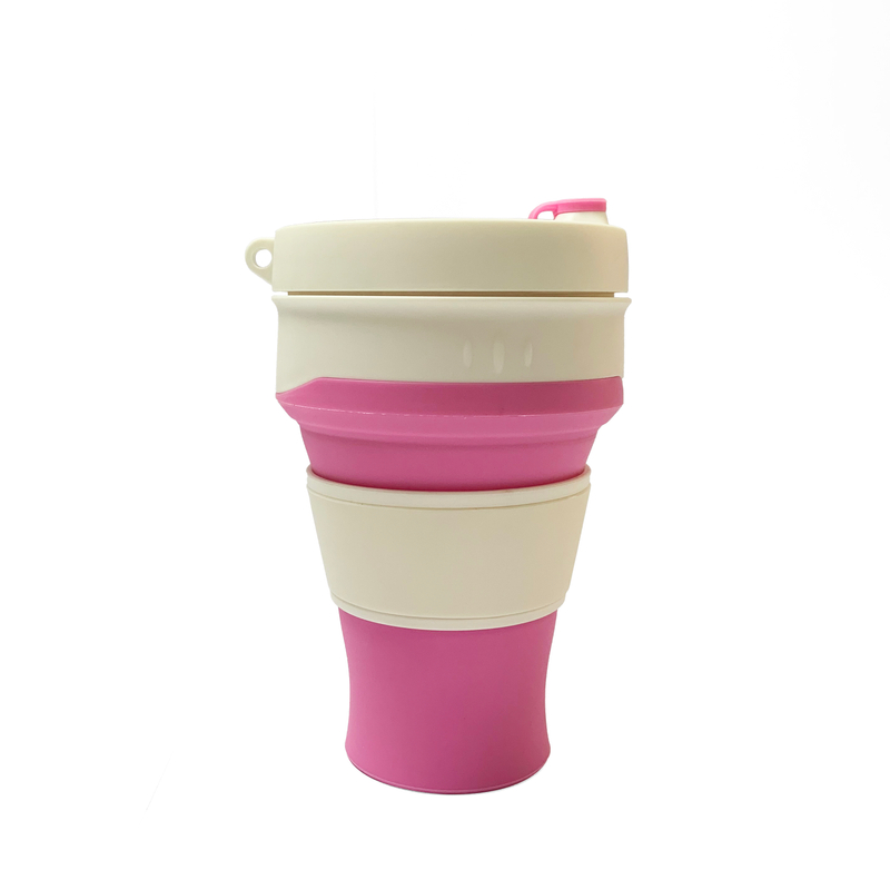Silicone folding water cup