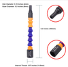 Flexible Caulking Tube Tip Extension Caulk Gun Cones Articulating 360 Degree Nozzles for Standard Cartridge Guns