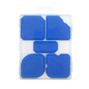 5PCS Blue Silicone Sealant Spatula Grout Joint Smoother Scraper Set with Plastic Box