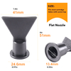 Black Flat Sealant Cartridge Nozzle for Caulking