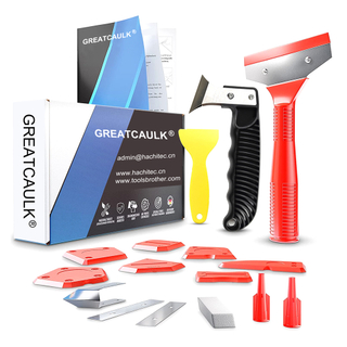 16pcs Professional Sealant Machining Set Including Joint Knife, Joint Smoother, Replacement Blades and Guide