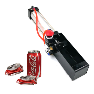 Eco-Friendly Recycling Tool Aluminum Heavy Duty Pneumatic Air Cylinder Soda Beer Tin Can Crusher