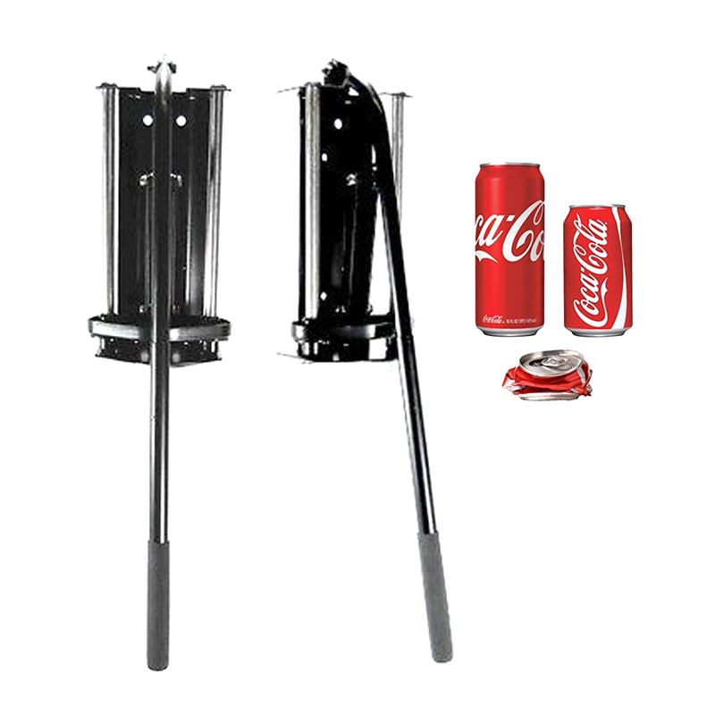 Professional Heavy Duty 12oz 16oz 24oz 32oz Aluminum Black Can Crusher Recycler