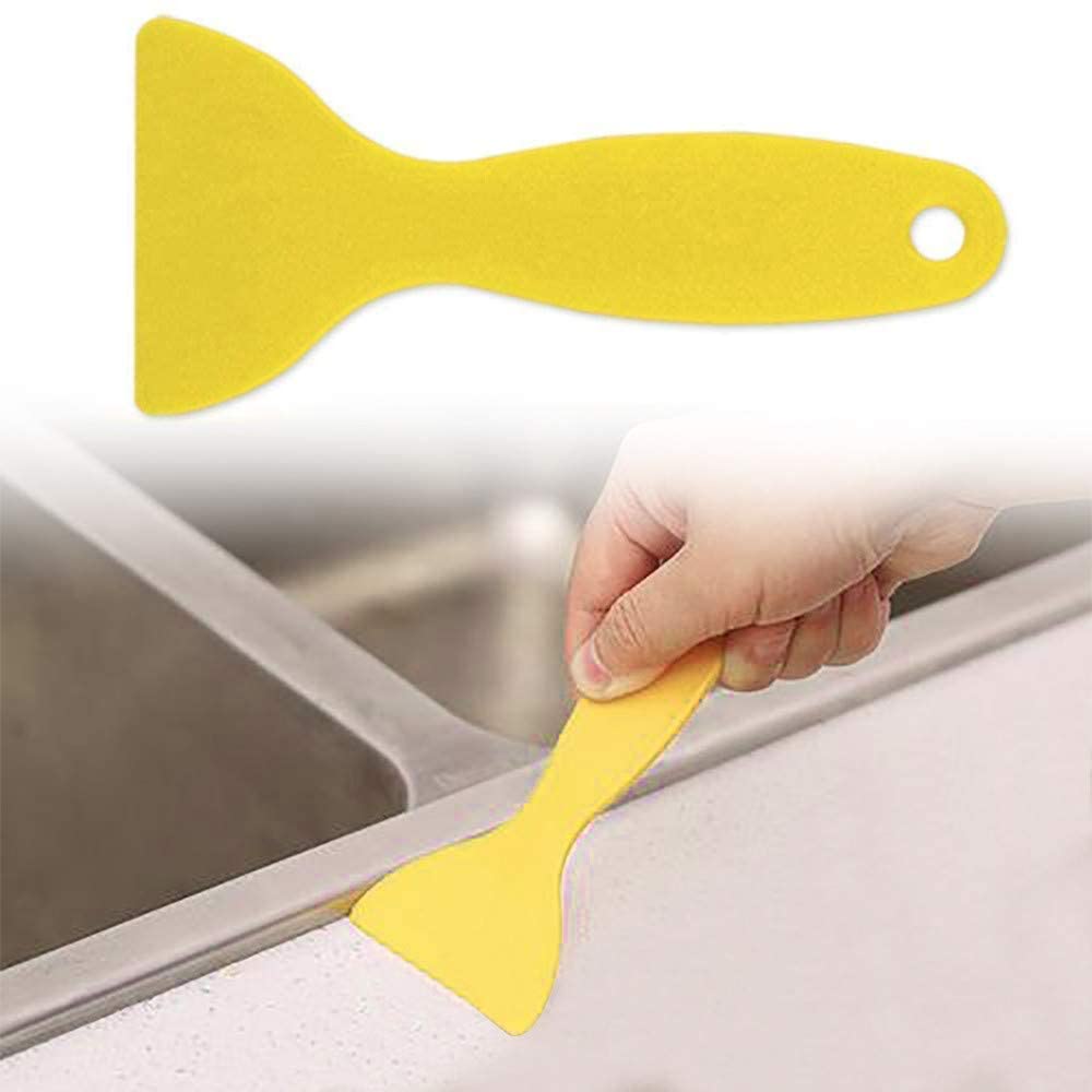 Plastic Sealant Spreader Caulking Scraper Glass Glue Finishing Tool Kit for Bathroom Kitchen Sealing Hand Caulk Removal Tool