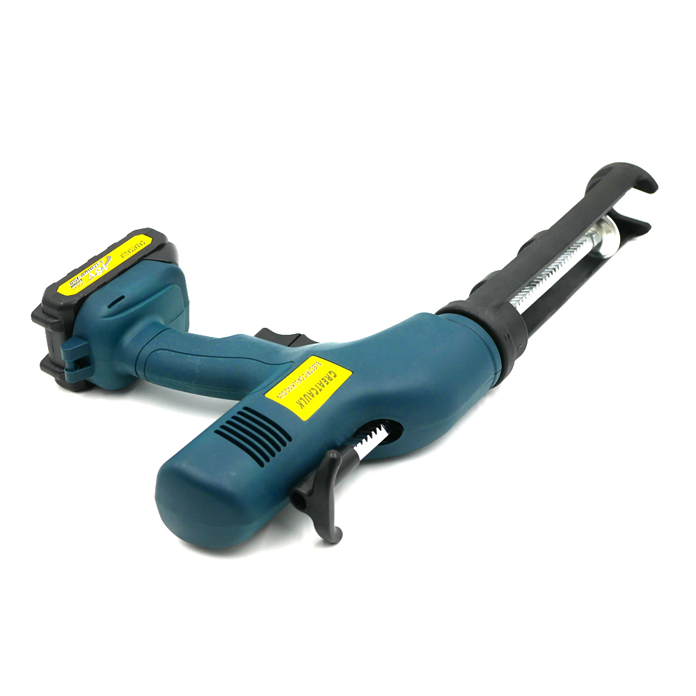 Professional 18V Convertible Dual Purpose Electric Caulking Gun Cordless Caulk Gun with 2 Batteries