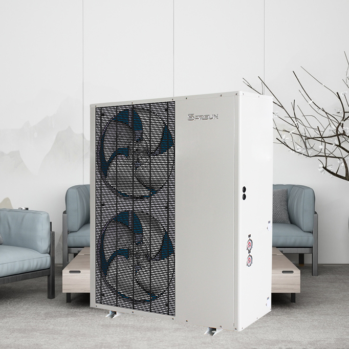 Sovuq hududlar uchun 19KW 20KW R32 DC invertor havodan suvga issiqlik nasoslari