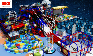 Büyük Uzay Teması Kids Kapalı Oyun Merkezi