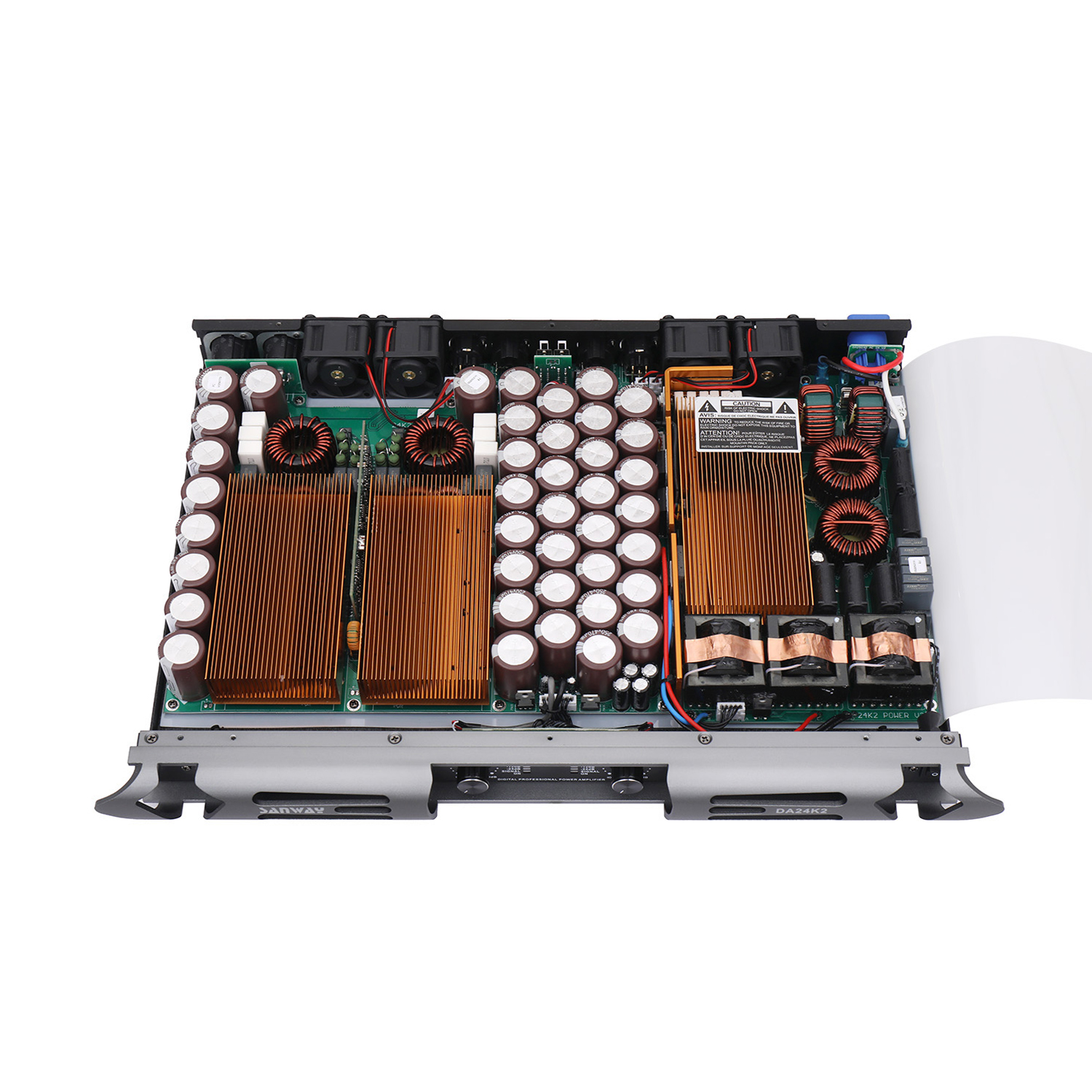 DA24K2 12600W 2 Canal 1U Clase D Amplificador de subwoofer de PA