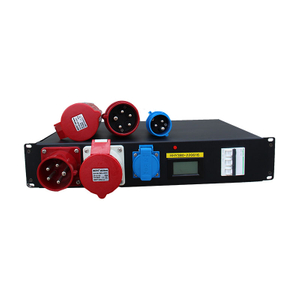 HHY-380 2U Rack 6 Channel Power Distribution Box untuk Pro Audio