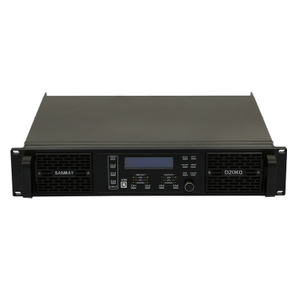 D20KQ 4 Saluran Kelas D Digital DSP Amplifier 16000W untuk Subwoofer 