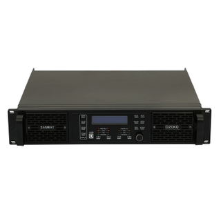 D20KQ 4 Saluran Kelas D Digital DSP Amplifier 16000W untuk Subwoofer 