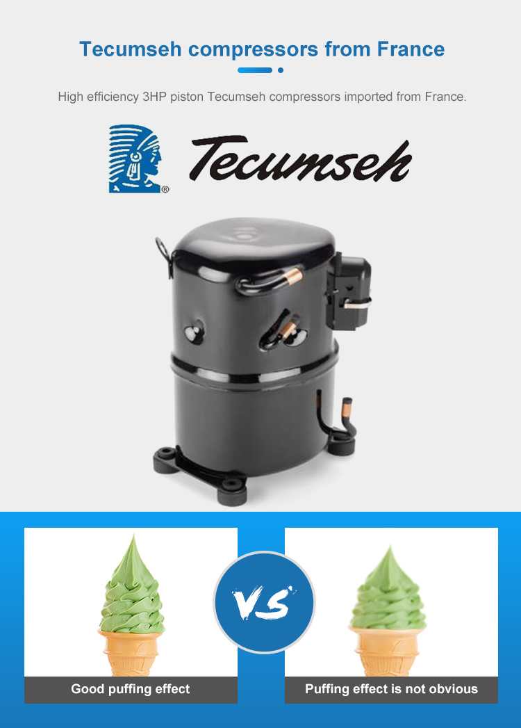 3+2 Mixed Flavors Big Production Soft Ice Cream Frozen Yogurt Machine