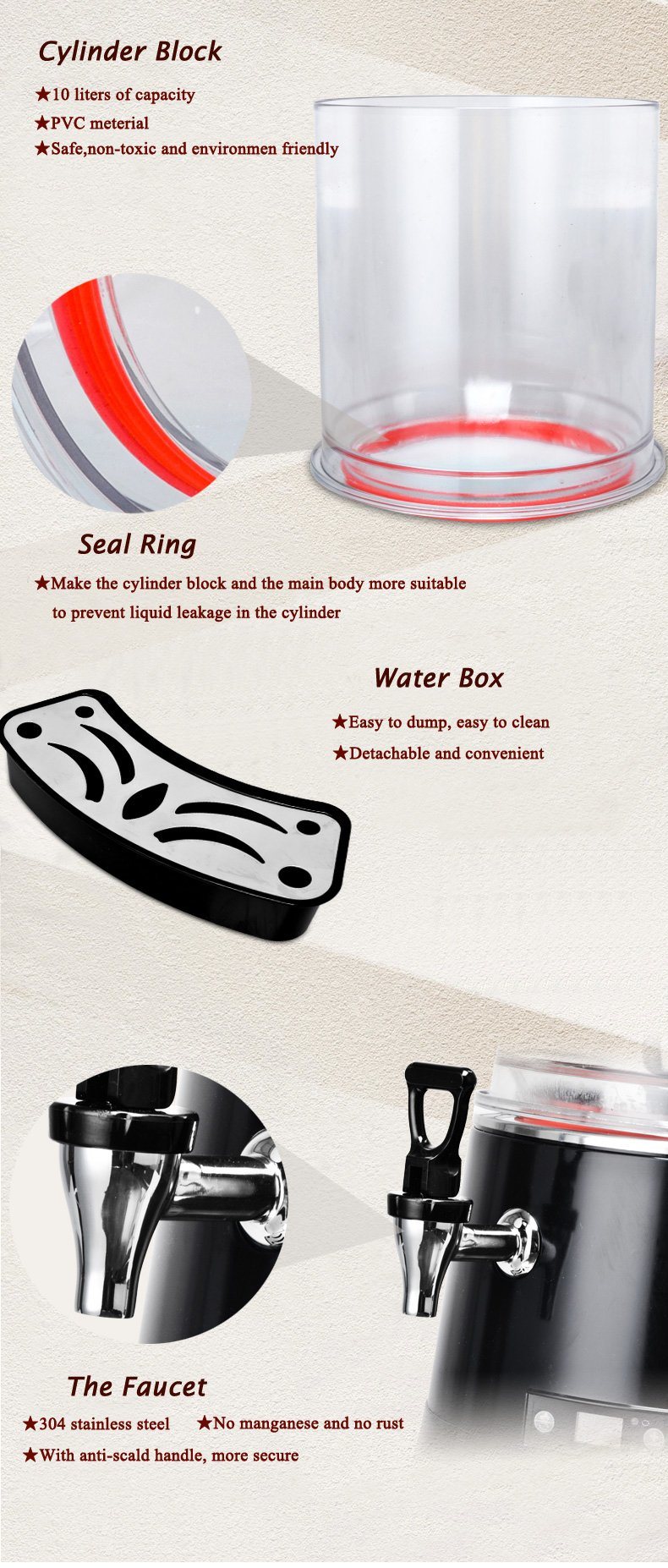 30~90 Degree Hot Chocolate Drinks Machine