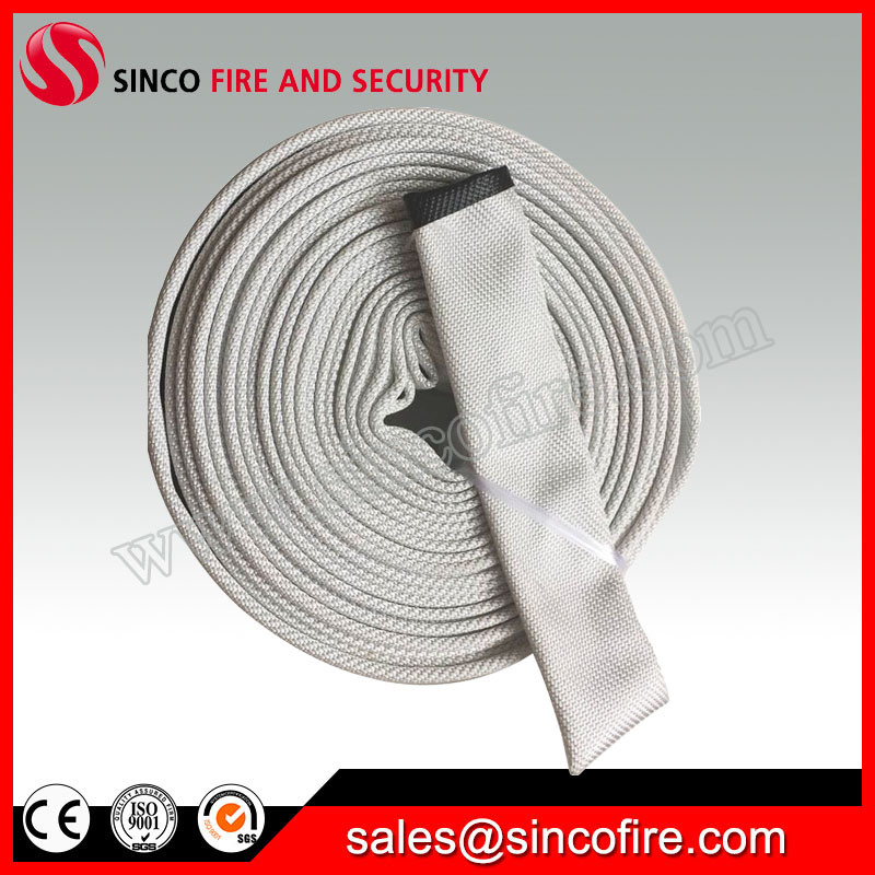 Tenacity Synthetic Polyester Yarn White Fire Fighting Water Hose