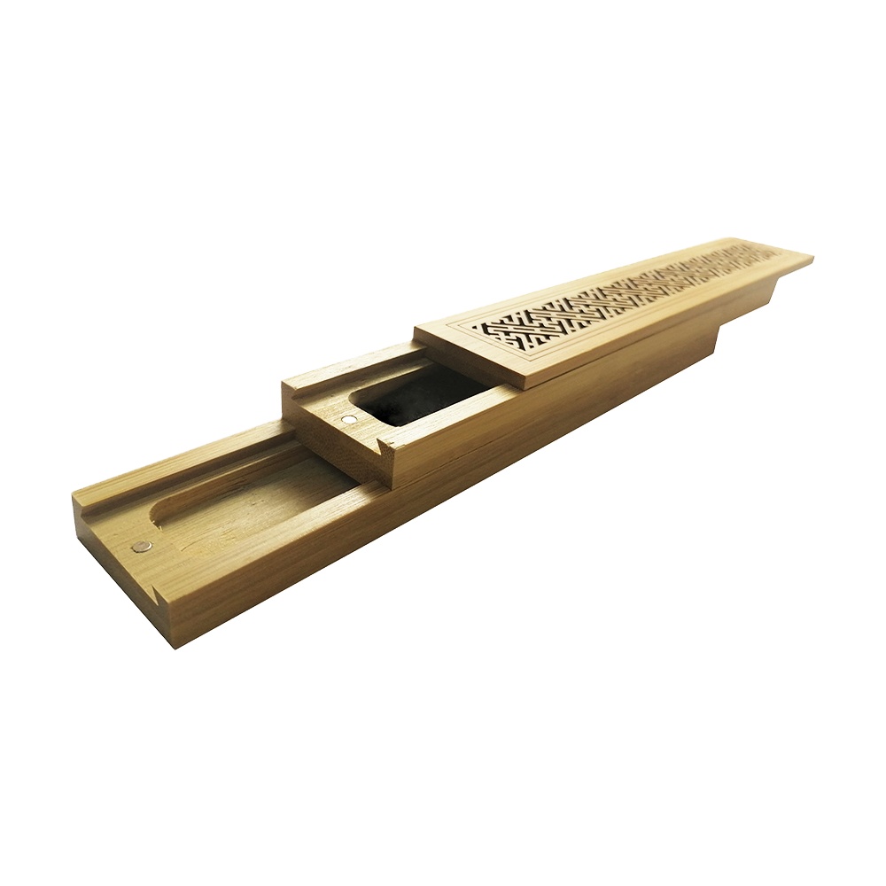 Chinese Wooden Bamboo Incense Packaging Box for Stick Burner