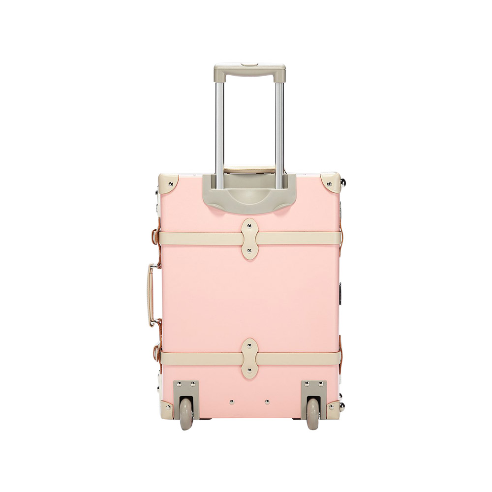 2020 New Fashion retro lightweight custom size LOGO faux leather travel suitcase for girls