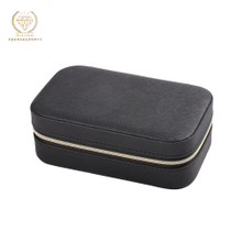 Small Jewelry Box for Women Girls,PU Leather Travel Jewelry Organizer Case,Portable Jewellery Storage Holder Display for Ring Earrings Necklace Bracelet Bangle Watch Mens Kids Gift