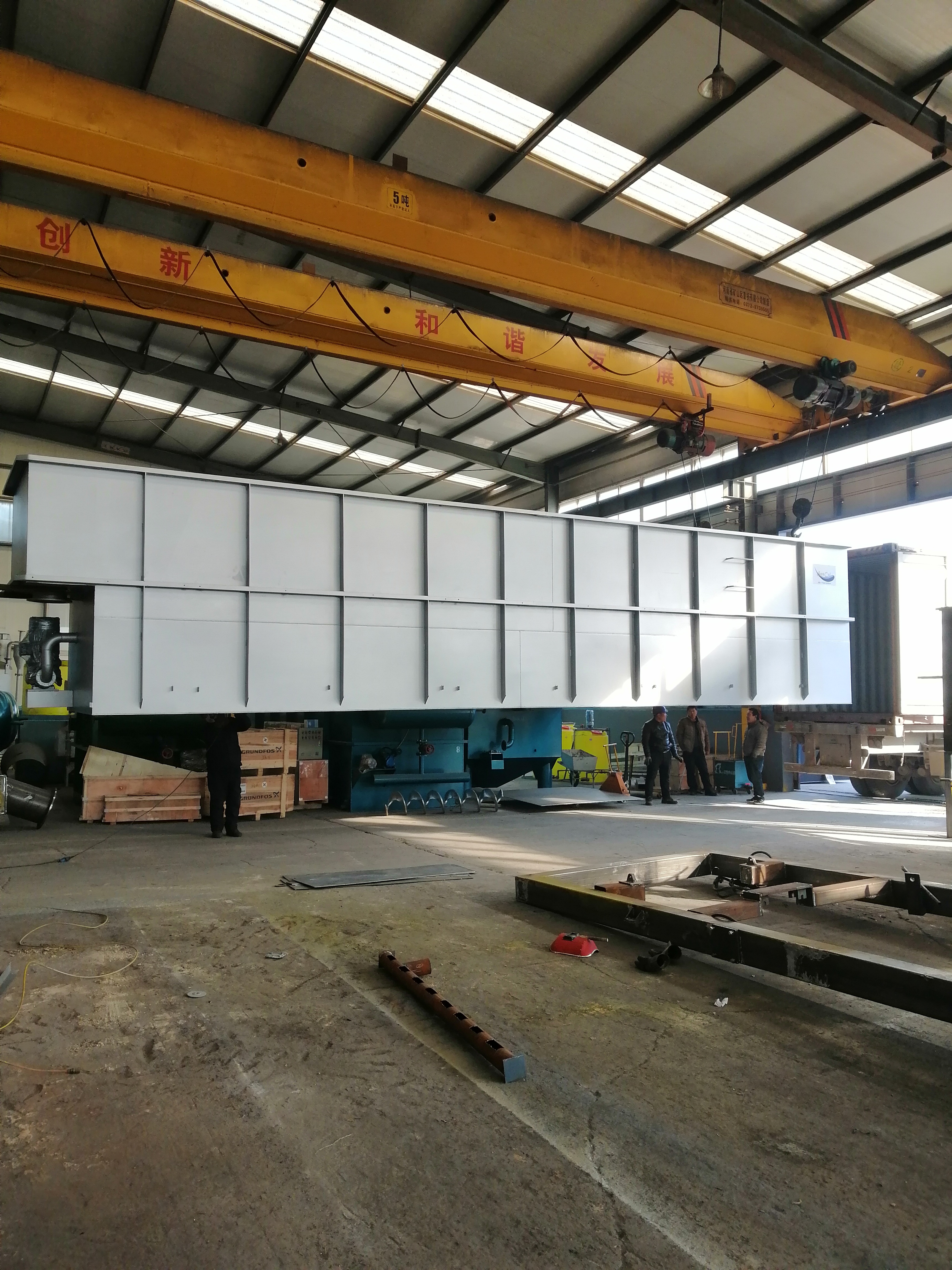 100TPH DAF Loading To Philippines For Meat Processing Wastewater Treatment