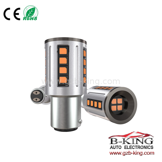 Canbus 26W 2800lm amber BA15D 1157 Osram LED Turn Signal Tail Light bulb 