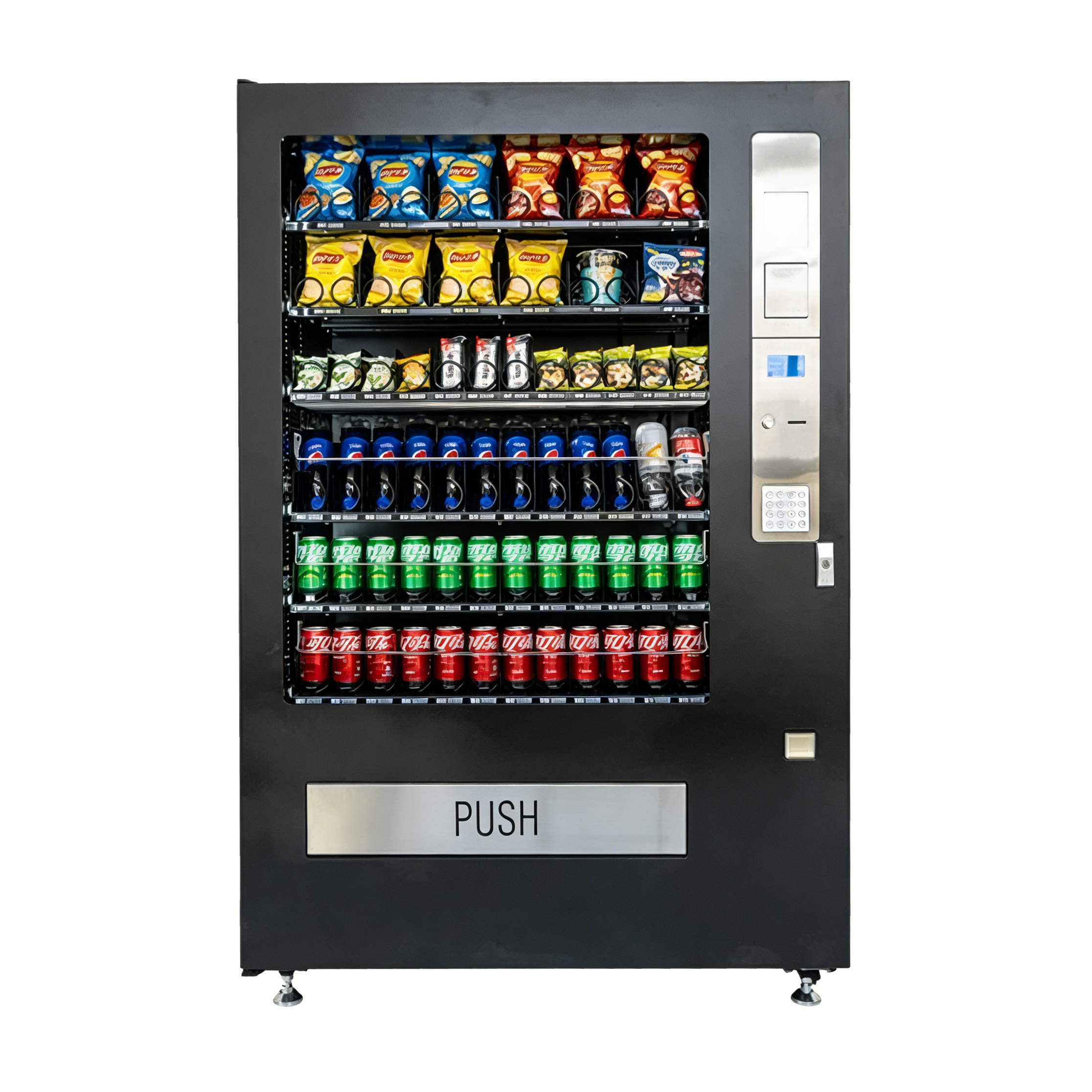 VCM6 combo vending machine, snack and drink vending machine