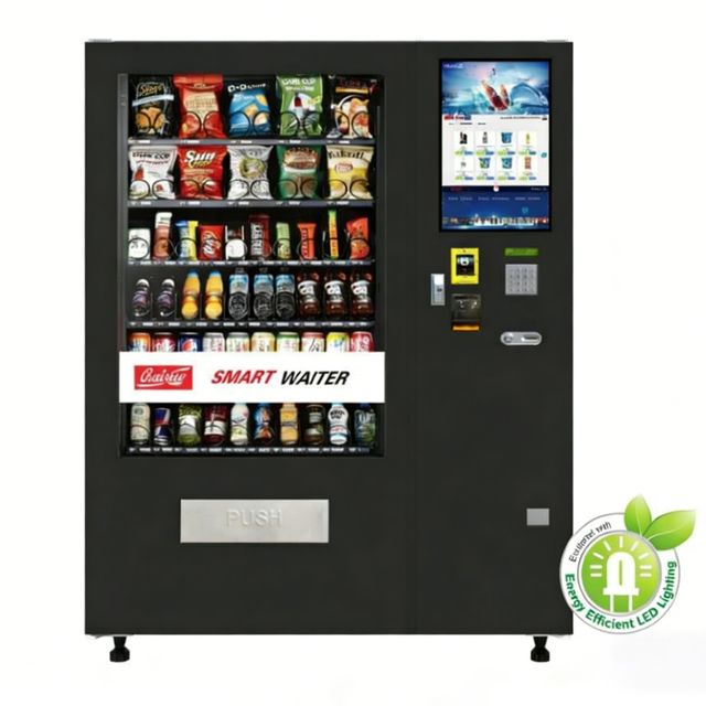 VCM3-5000SC22 Máquina expendedora de bebidas y refrigerios con pantalla táctil de 21,5 pulgadas y elevador