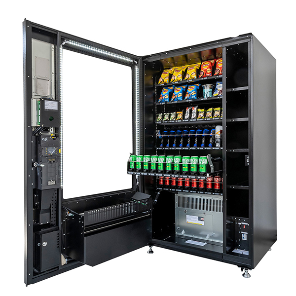 Máquina expendedora combinada de gran capacidad para alimentos, bebidas y snacks VCM5
