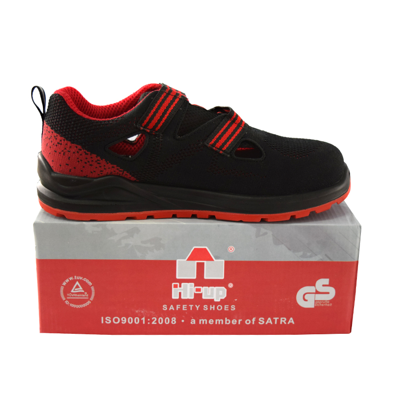 good price rubber outsole low cut steel toe red color tongue wing construction safety shoes Calzado de seguridad