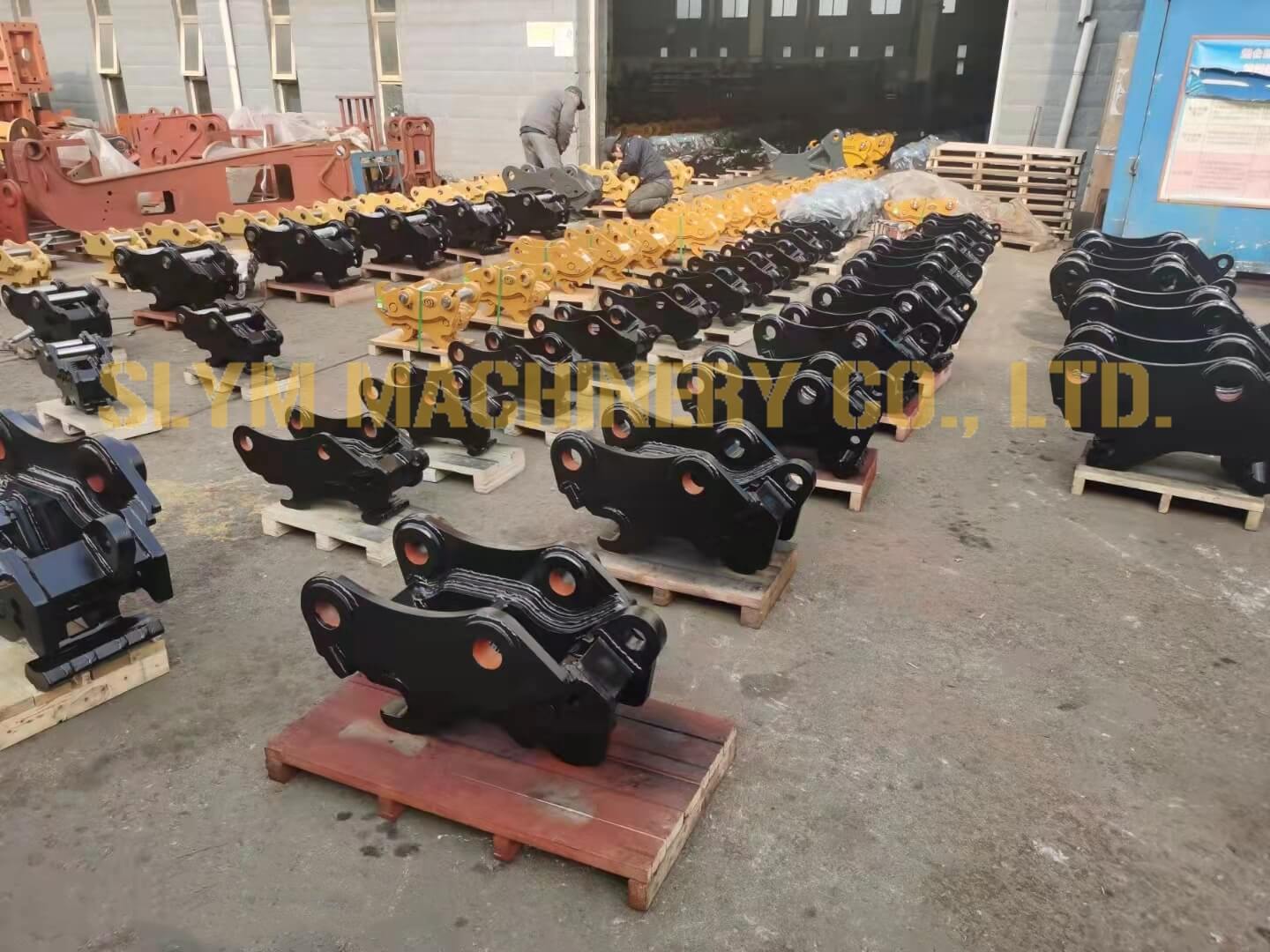 Title Hitch for Excavator Digger Hydraulic Slym Qucik Hitch