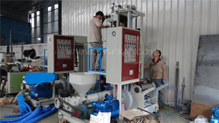 Mini machine soufflée de film de PE/HDPE/LDPE