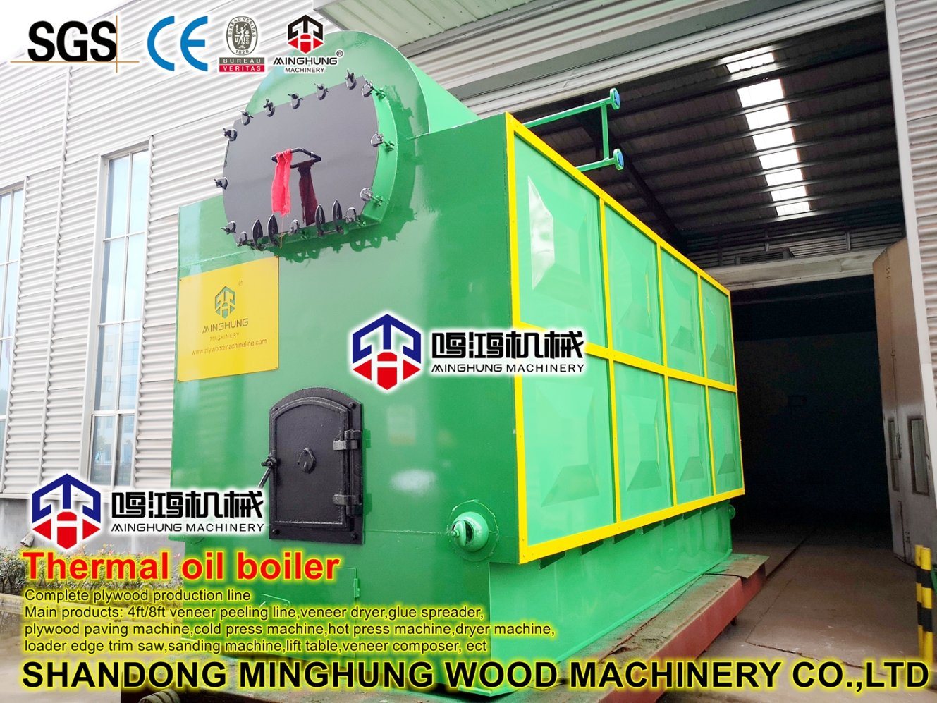 China Factory Biomass Steam Boiler untuk Plywood Hot Press