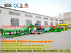 Spindleless 8feet Veneer Peeling Line Veneer Lathe untuk Pembuatan Veneer Wajah
