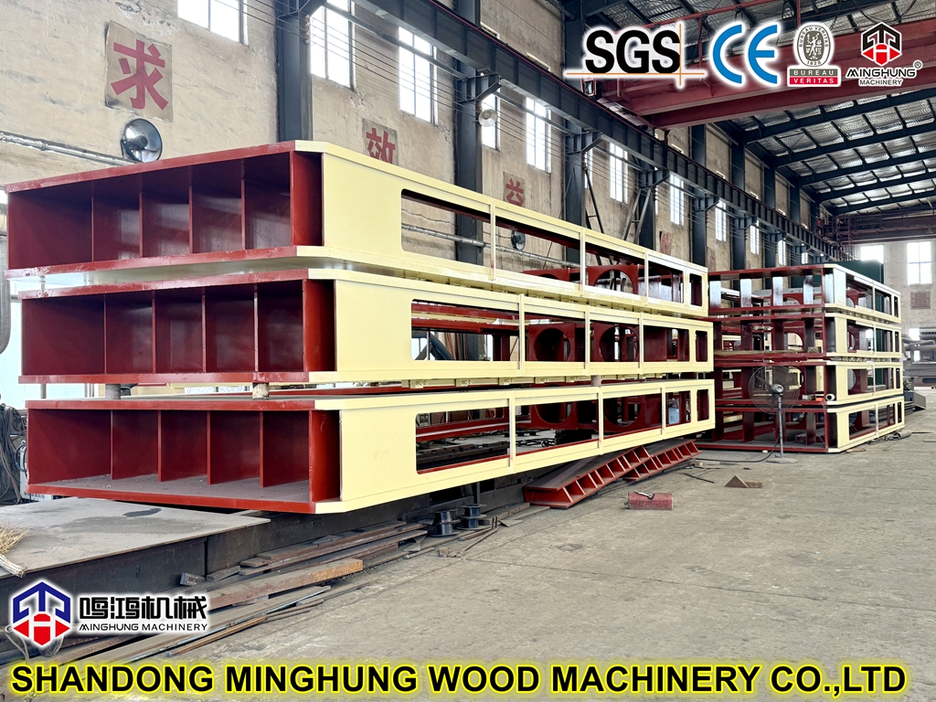 Chipboard MDF OSB Mesin Press Panas