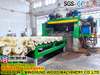 600MM Log Core Veneer Membuat Mesin Pengupas Log Clipper Shredder untuk Produksi Kayu Lapis 